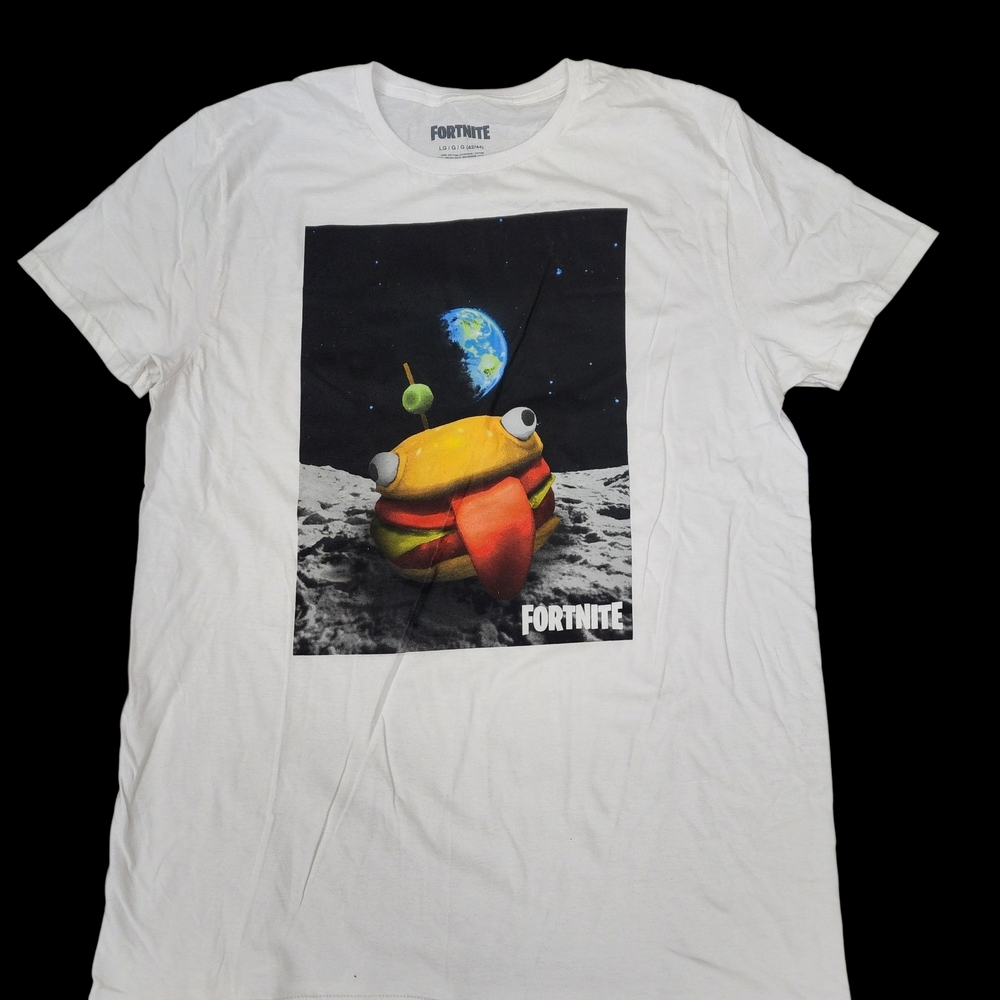 **2 for 8$** Fortnite White Graphic Tee - Short Sleeve